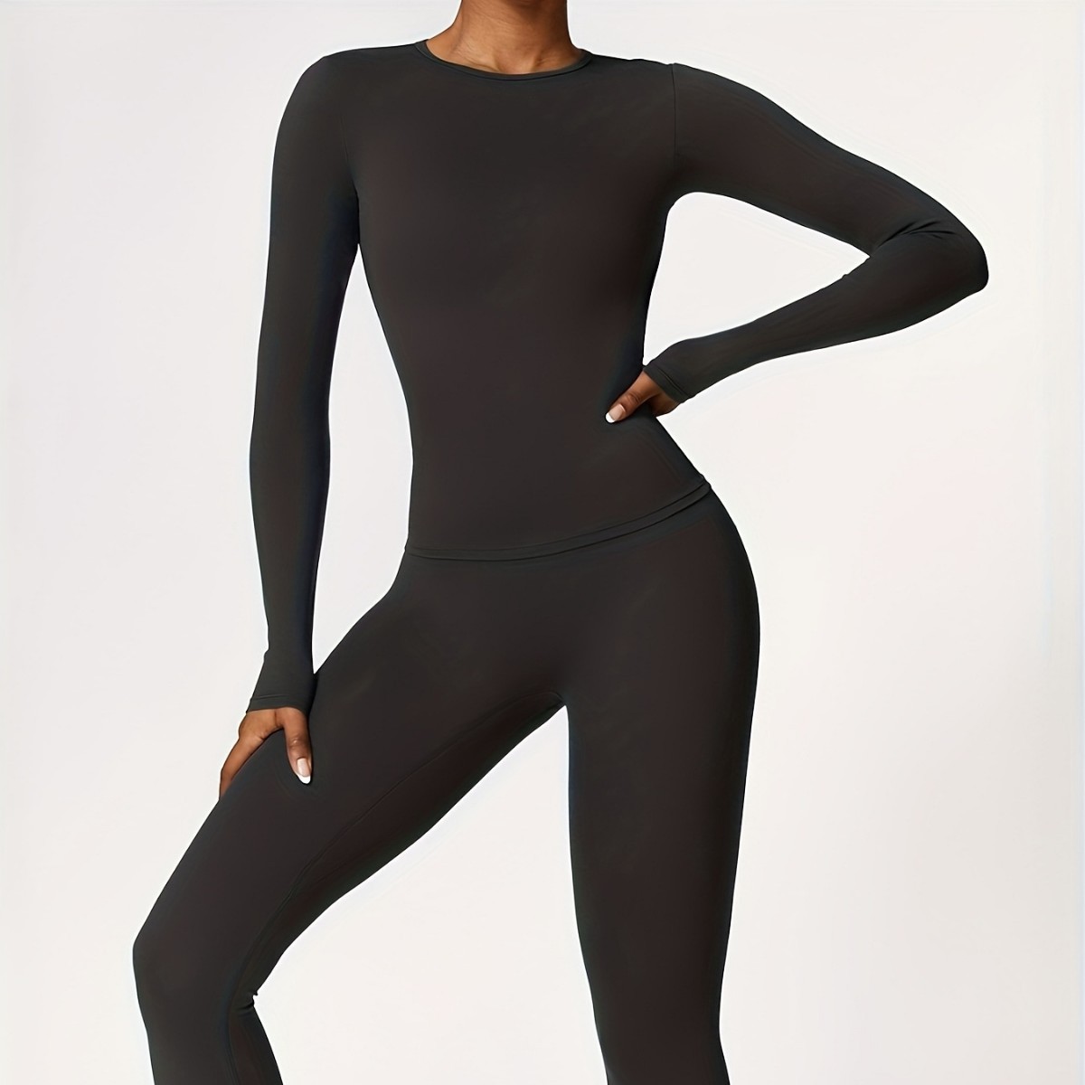 Yoga In Fitness - Tight-fitting yoga suit slim long-sleeved outdoor