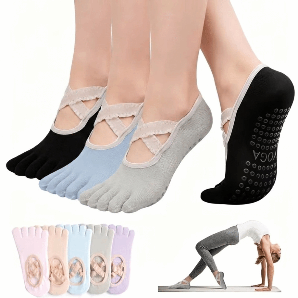 Yoga Fitness Studio - Ladies Non-Slip Pilates Socks Woman Lace