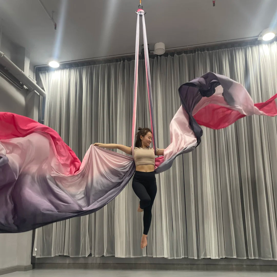 Yoga Fitness Studio - 10m Aerial silks Ombre Aerial Yoga