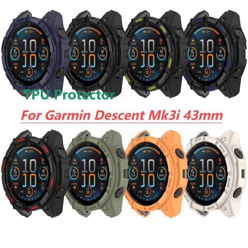 Fitness Tracker Band - TPU Case For Garmin Descent Mk3i