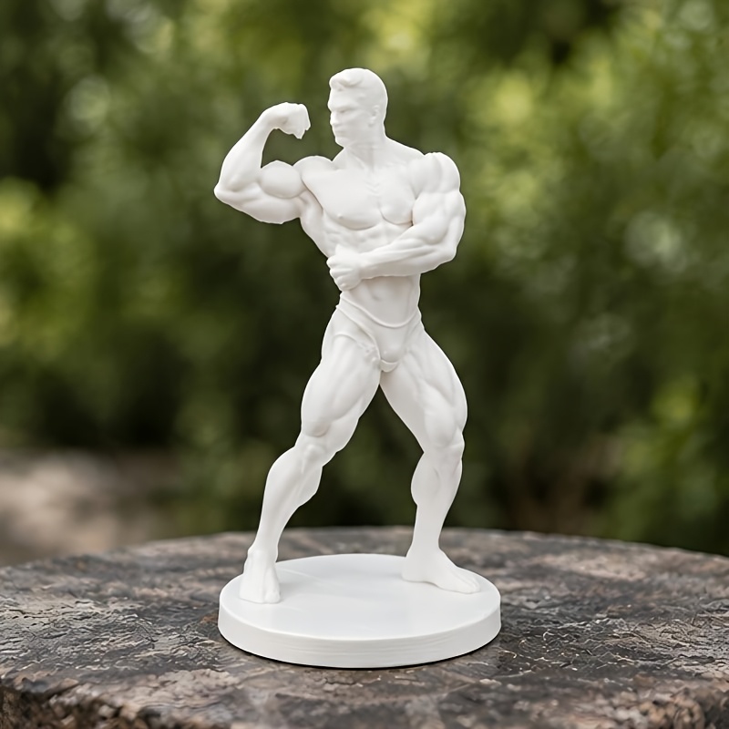 Yoga Fitness Studio - 1/2 Piece Fitness Trainer Sculpture Ornament,