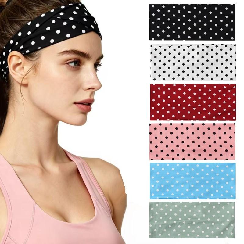 Polka Dot Yoga Elastic Headban - огляд і ціна J-Yoga Fitness