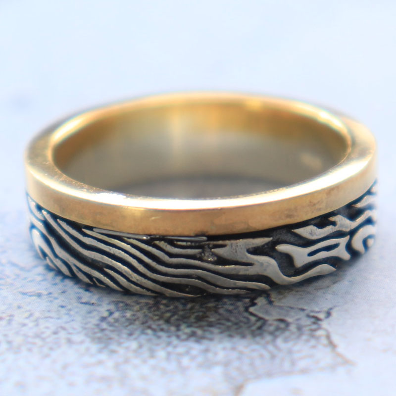 7-10g Mokume Gane Damask Patte - огляд і ціна Fitness Tracker Band
