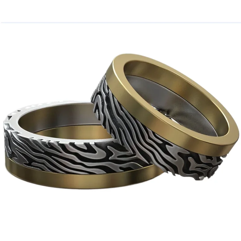 7-10g Mokume Gane Damask Patte - огляд і ціна Fitness Tracker Band