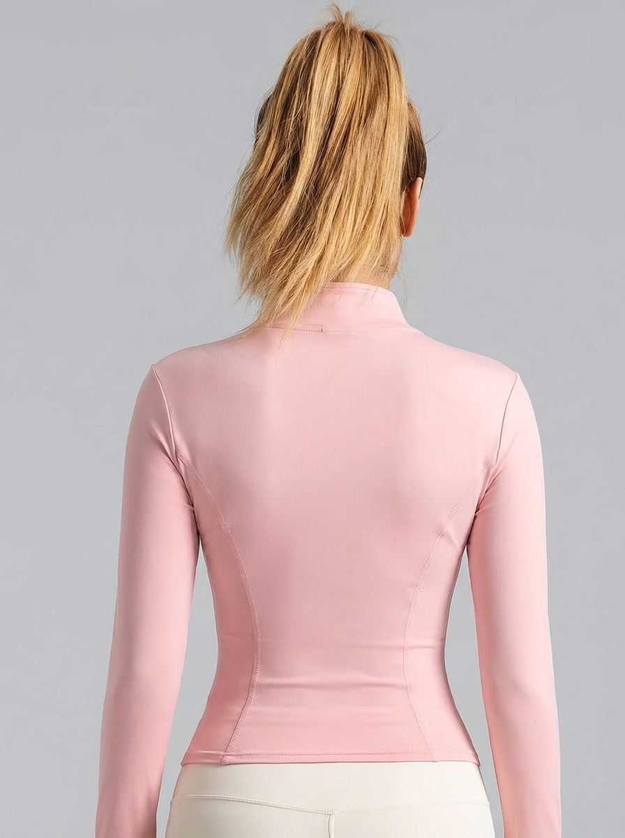 New Women Light Pink Yoga Coat - огляд і ціна Yoga In Fitness