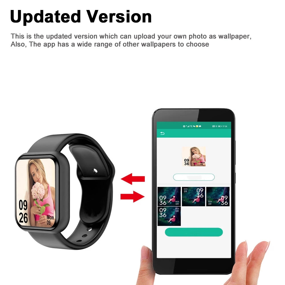 Smart Watch For Men Women Spor - огляд і ціна Fitness Tracker Band
