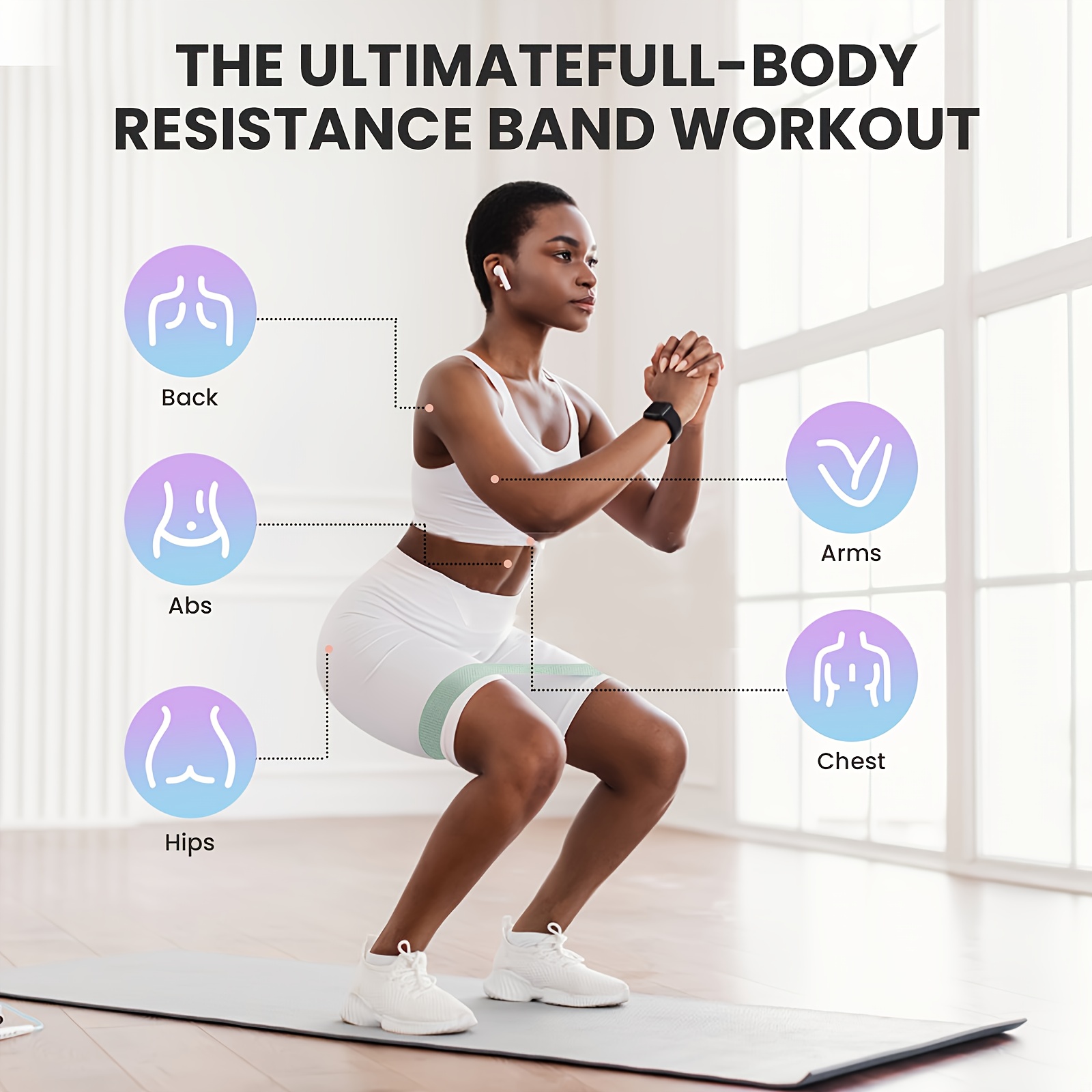 Fitness Resistance Bands with  - огляд і ціна Yoga Fitness Studio