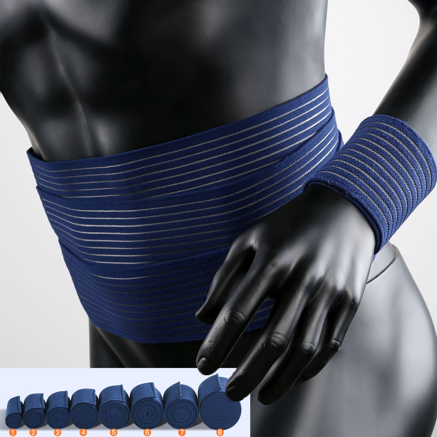 1 PC Tape Compression Bandage  - огляд і ціна Knee Sleeve Compression