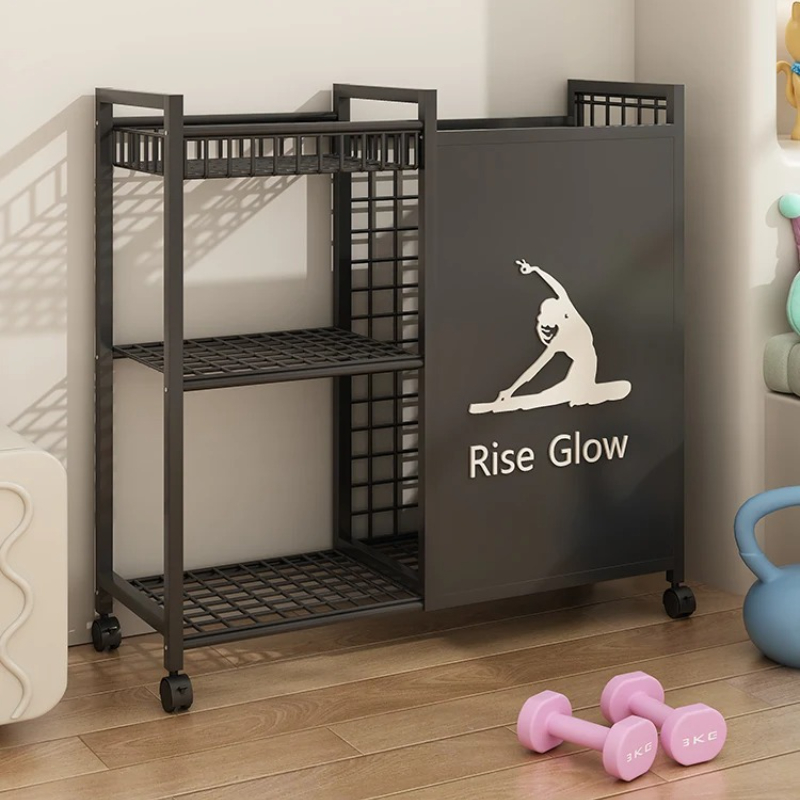 Mobile Fitness Cart with Wheel - огляд і ціна Yoga Fitness Studio