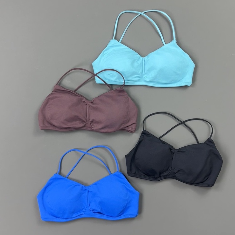 HISTELLO Front Ruched Cross Ba - огляд і ціна Yoga Fitness Matte