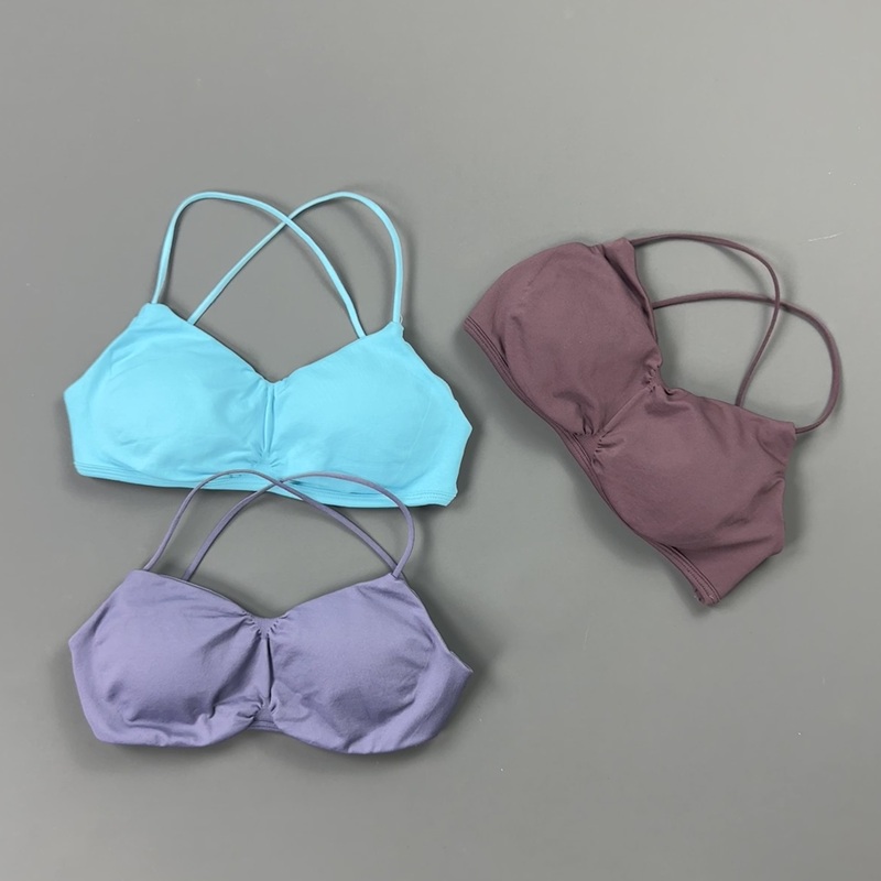 HISTELLO Front Ruched Cross Ba - огляд і ціна Yoga Fitness Matte