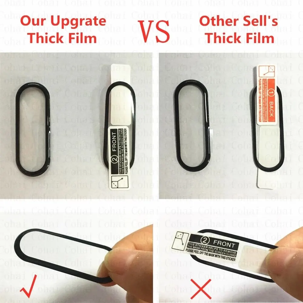 9D Protective Film For Xiaomi  - огляд і ціна Fitness Tracker Band