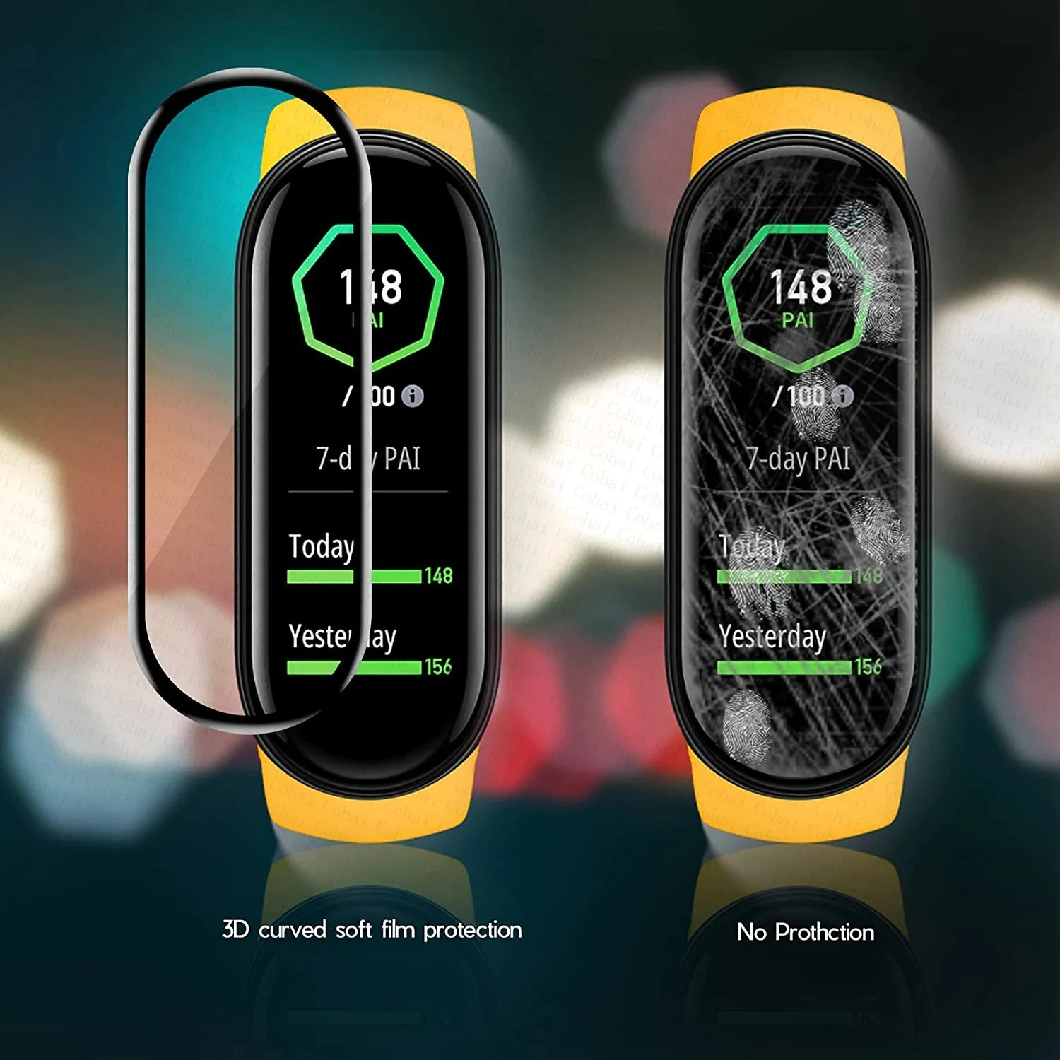 9D Protective Film For Xiaomi  - огляд і ціна Fitness Tracker Band