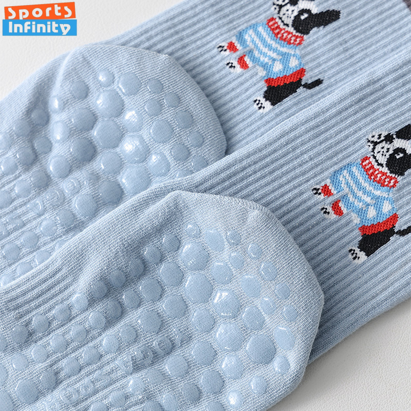 Cute Dog Print Yoga Socks Anti - огляд і ціна Yoga Fitness Workout