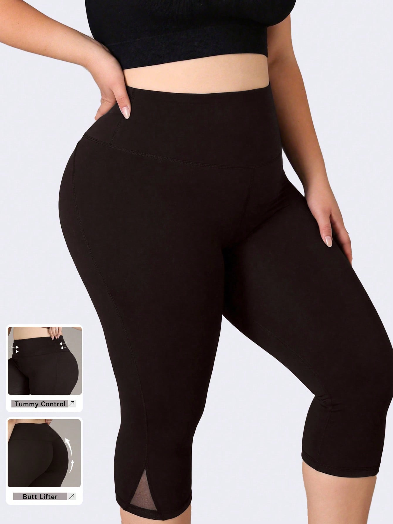 Plus Size Gym Leggings Women M - огляд і ціна Yoga Fitness Workout
