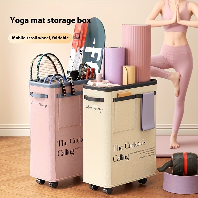 Yoga Mat Storage Basket with W - огляд і ціна Yoga And Fitness Mat