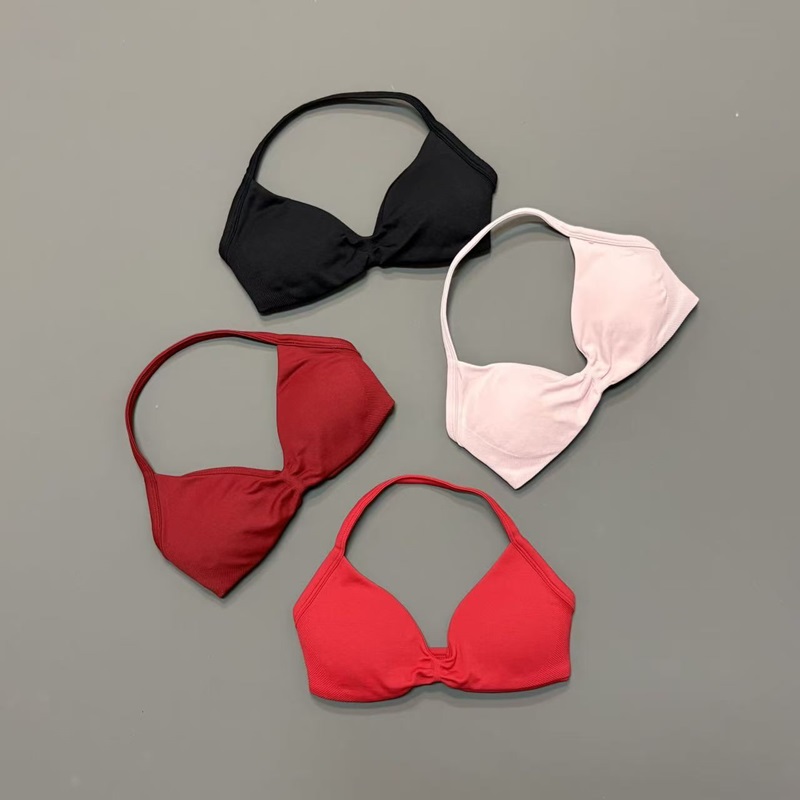 Women Halter Sports Bra V-Neck - огляд і ціна Yoga Fitness Matte