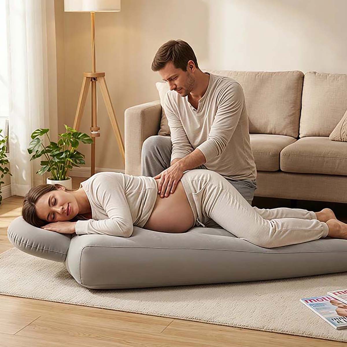 Inflatable Pregnancy Pillow Yo - огляд і ціна Yoga And Fitness Mat