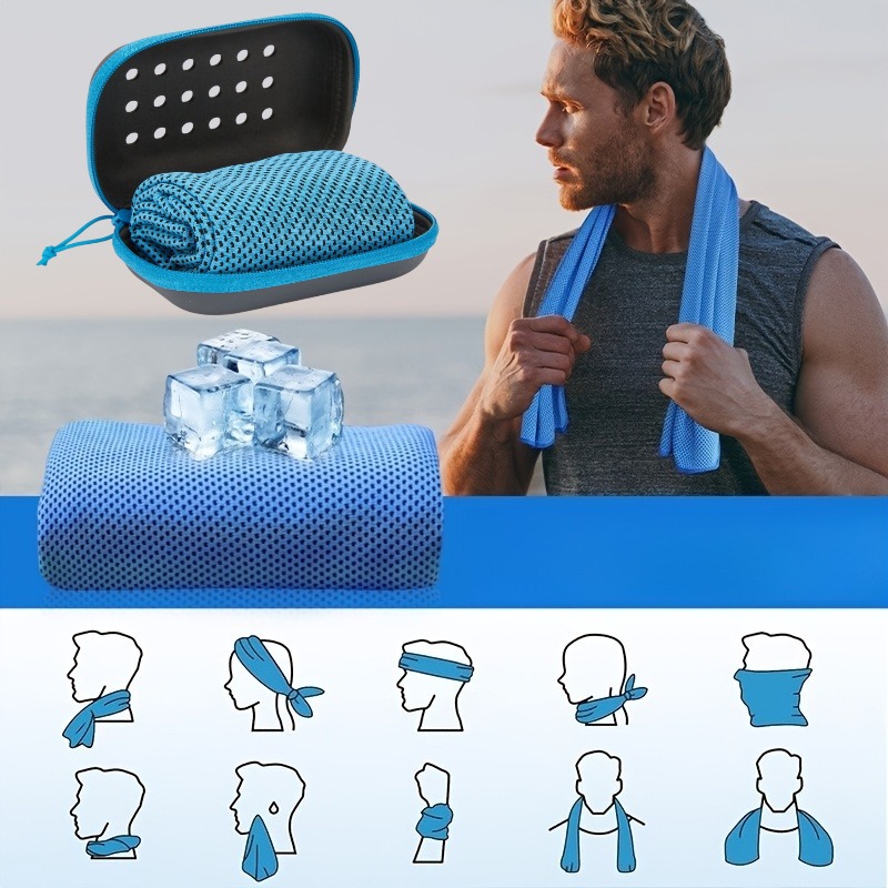 Cooling Sports Towel,Quick Dry - огляд і ціна Yoga Fitness Workout